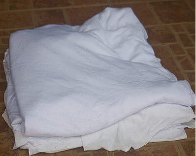 Giẻ lau cotton trắng